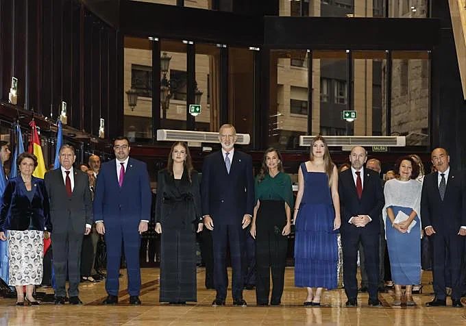 Los Reyes, acompañados por la Princesa Leonor y la Infanta Sofía, presiden el XXXIV Concierto Premios Princesa de Asturias en el Auditorio Príncipe Felipe de Oviedo