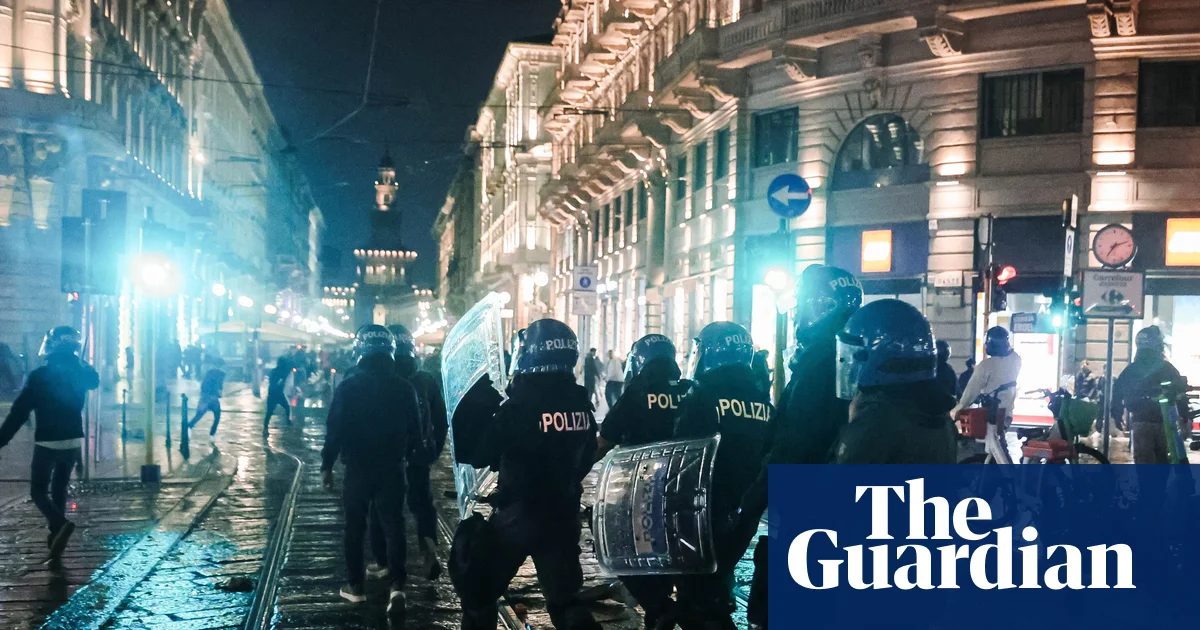 Milan Chaux prop d'Itàlia prepara per desplegar les tropes a la ciutat després de dies de protestes.