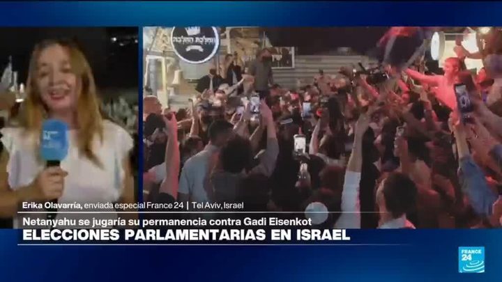 L'oposició israeliana es manifesta a Tel Aviv a tres dies de les eleccions