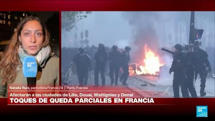Informe des de París: Inicien tocs de queda parcials a França després de massives protestes