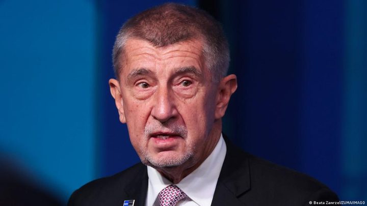 El primer ministre txec Andrej Babis durant un acte polític.