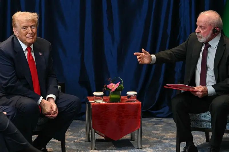Donald Trump y Luiz Inácio Lula da Silva reunidos en octubre de 2025.