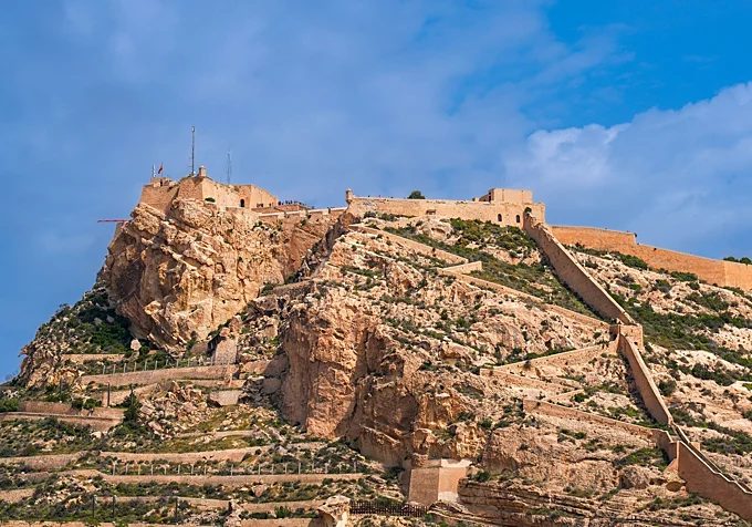 Imagen del castillo de Santa Bárbara, Alicante