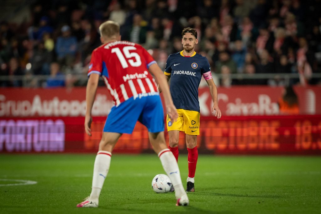 Carles Manso troba a faltar més contundència en l'atac de l'FC Andorra a Girona