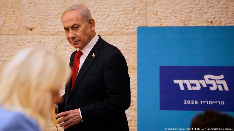 Screenshot of Netanyahu’s X post with an AI-generated video of a man in a suit running toward a young man in a meadow, labeled “Fake” and “AI-generated.”