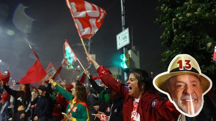 El president brasiler Luiz Inacio Lula da Silva durant un discurs.