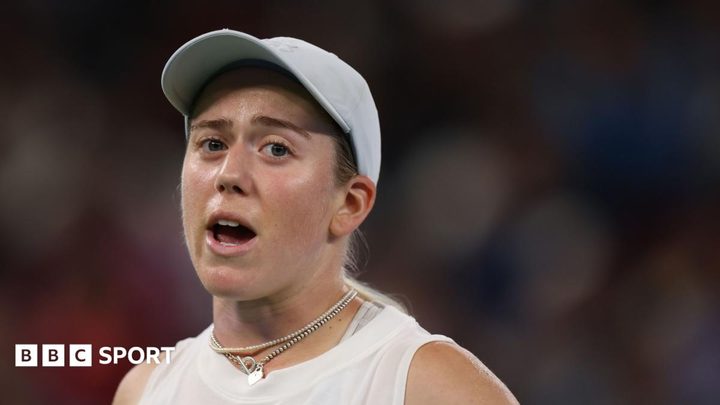 Sonay Kartal durant la final de l'Wuhan Open.
