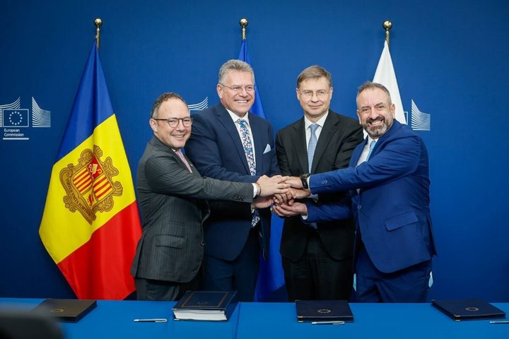 Andorra signa a Brussel·les l'Acord d'associació amb la Unió Europea