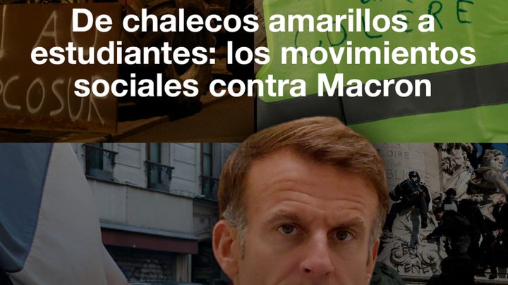 D'armilles grogues a estudiants: els moviments socials contra Macron a França