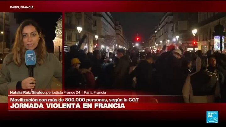 La protesta a França aplega centenars de milers de persones i acaba amb aldarulls