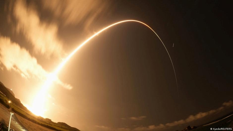 The H3 rocket carrying the Martian Moons Exploration (MMX) rover bound for Mars' moon Phobos lifts off from the Tanegashima Space Center in Minamitane, Kagoshima Prefecture, Japan, October 20, 2026