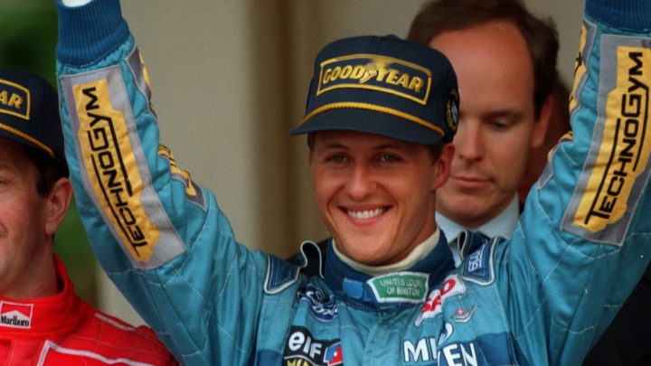 Michael Schumacher en imatges de la temporada 1994 de Fórmula 1.